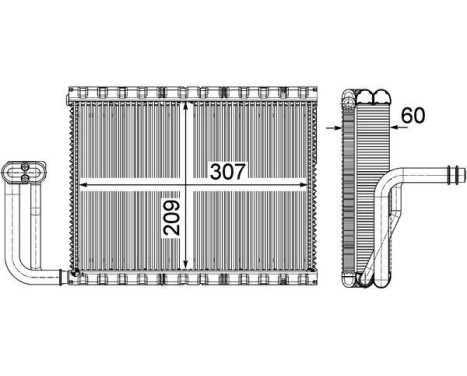 Evaporator, air conditioning BEHR *** PREMIUM LINE ***