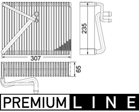 Evaporator, air conditioning BEHR *** PREMIUM LINE ***, Image 2