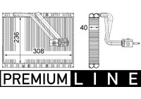 Evaporator, air conditioning BEHR *** PREMIUM LINE ***