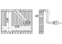 Evaporator, air conditioning BEHR *** PREMIUM LINE ***
