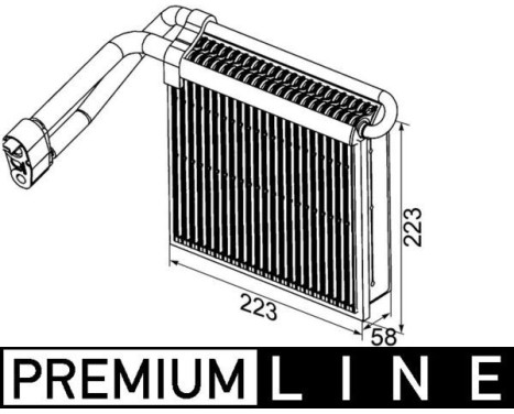 Evaporator, air conditioning BEHR *** PREMIUM LINE ***