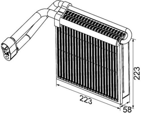 Evaporator, air conditioning BEHR *** PREMIUM LINE ***, Image 2