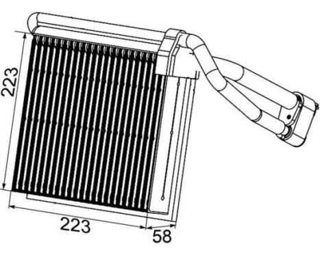 Evaporator, air conditioning BEHR *** PREMIUM LINE ***, Image 3