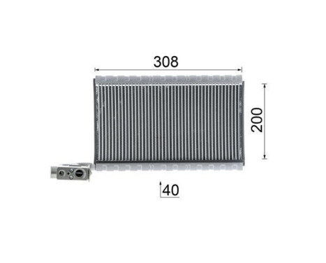 Evaporator, air conditioning BEHR *** PREMIUM LINE ***, Image 12