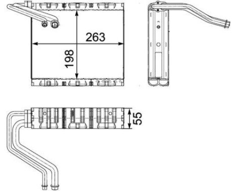 Evaporator, air conditioning BEHR *** PREMIUM LINE ***, Image 2