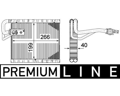 Evaporator, air conditioning BEHR *** PREMIUM LINE ***