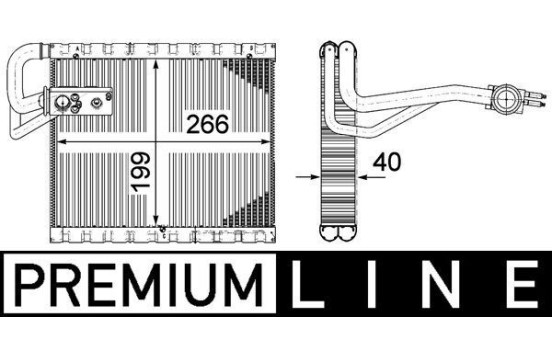 Evaporator, air conditioning BEHR *** PREMIUM LINE ***