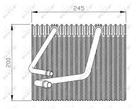 Evaporator, air conditioning EASY FIT 36091 NRF, Image 5