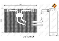 Evaporator, air conditioning EASY FIT 36100 NRF