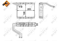 Evaporator, air conditioning EASY FIT 36142 NRF