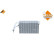 Evaporator, air conditioning EASY FIT 36157 NRF