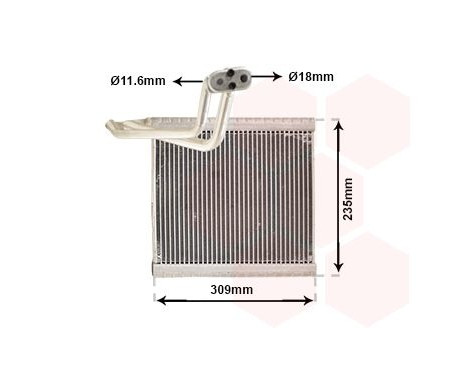 Evaporator, air conditioning *** IR PLUS ***