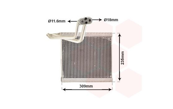 Evaporator, air conditioning *** IR PLUS ***