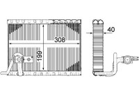 Evaporator, air conditioning PREMIUM LINE