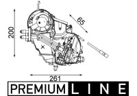 Evaporator, air conditioning PREMIUM LINE