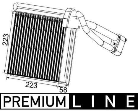 Evaporator, air conditioning PREMIUM LINE