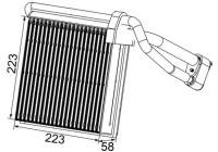 Evaporator, air conditioning PREMIUM LINE