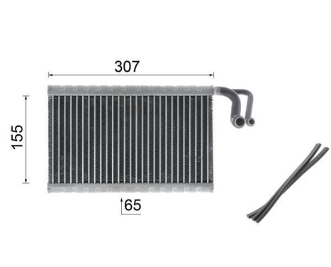 Evaporator, air conditioning PREMIUM LINE, Image 12