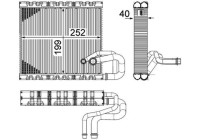 Evaporator, air conditioning PREMIUM LINE