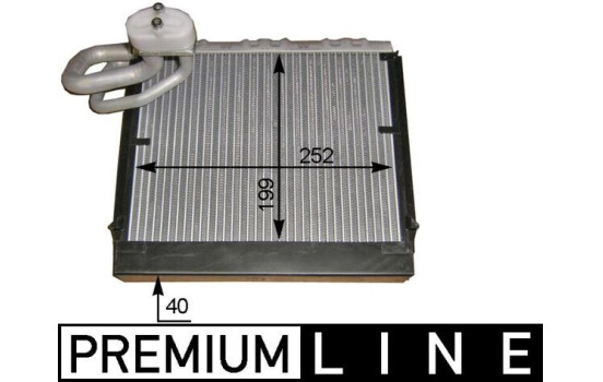 Evaporator, air conditioning PREMIUM LINE, Image 2