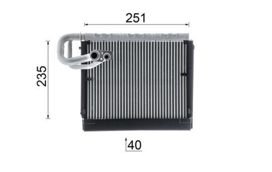 Evaporator, air conditioning PREMIUM LINE, Image 7