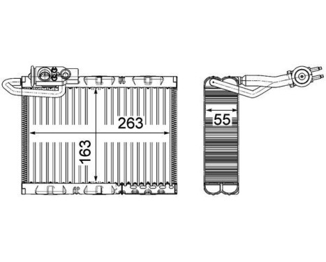 Evaporator, air conditioning PREMIUM LINE, Image 2