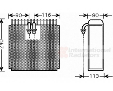 Evaporator, air conditioning, Image 2
