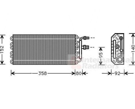Evaporator, air conditioning, Image 2