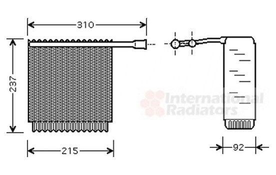 Evaporator, air conditioning, Image 2