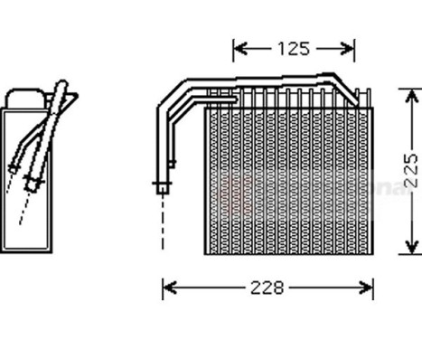 Evaporator, air conditioning, Image 2