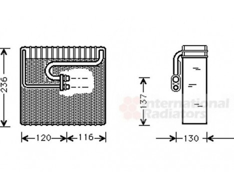 Evaporator, air conditioning, Image 2