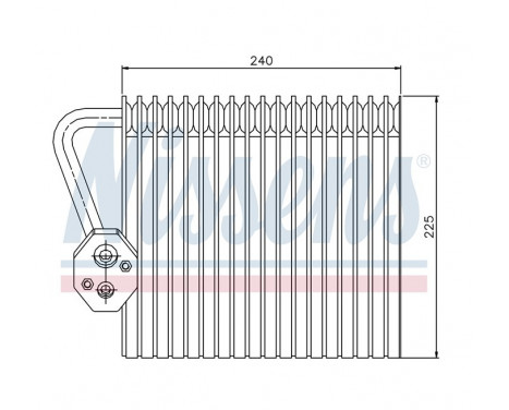 Evaporator, air conditioning