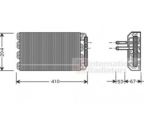Evaporator, air conditioning, Image 2
