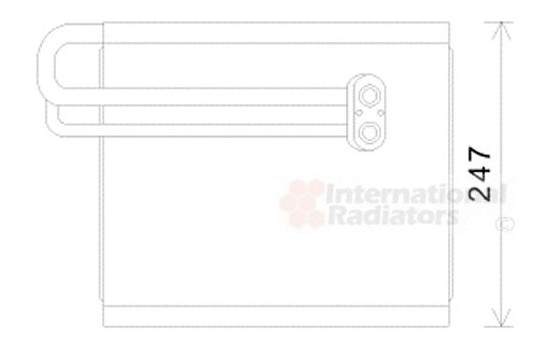 Evaporator, air conditioning