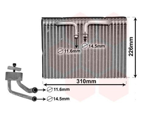Evaporator, air conditioning