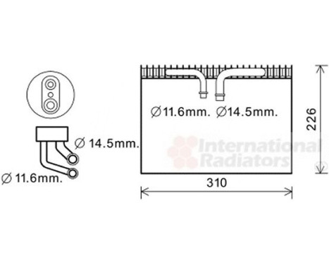 Evaporator, air conditioning, Image 2