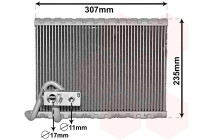 Evaporator, air conditioning