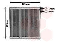 Evaporator, air conditioning