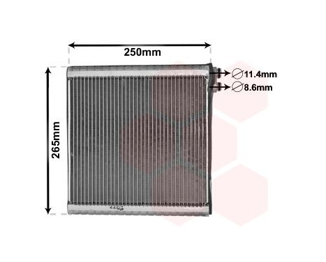 Evaporator, air conditioning
