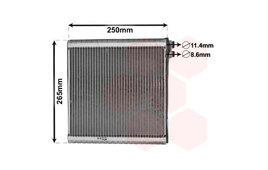 Evaporator, air conditioning