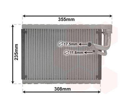 Evaporator, air conditioning, Image 2