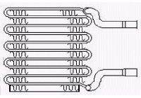 Evaporator, air conditioning