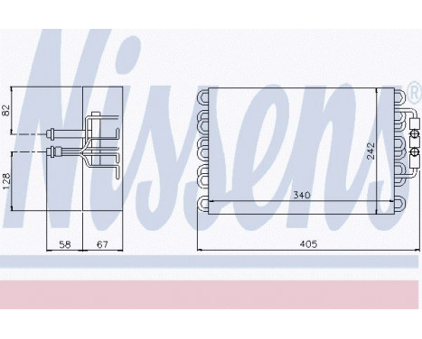 Evaporator, air conditioning