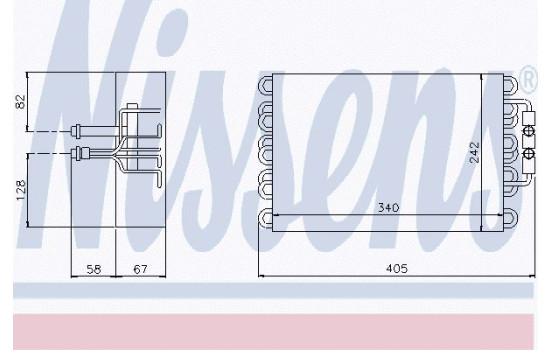Evaporator, air conditioning