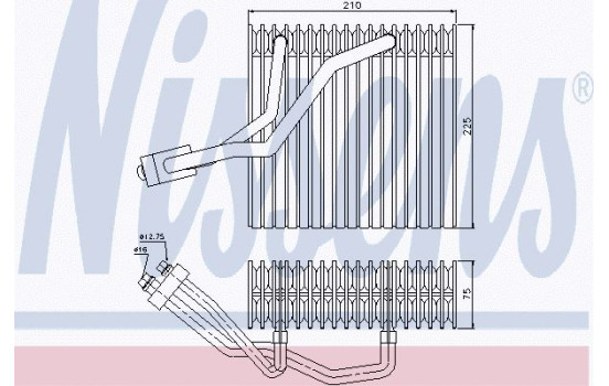 Evaporator, air conditioning
