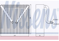 Evaporator, air conditioning