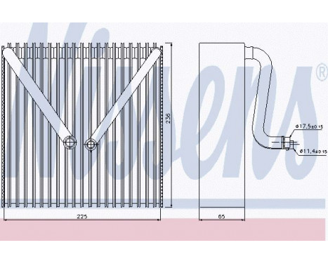 Evaporator, air conditioning