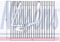 Evaporator, air conditioning