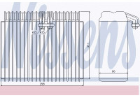 Evaporator, air conditioning