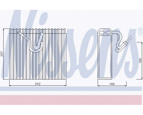 Evaporator, air conditioning